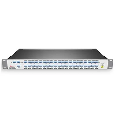 40CH AAWG DWDM MUX এবং DEMUX ডুয়ালফাইবার 1U